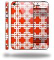 Boxed Red - Decal Style Vinyl Skin (compatible with Apple Original iPhone 5, NOT the iPhone 5C or 5S)