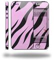 Zebra Skin Pink - Decal Style Vinyl Skin (compatible with Apple Original iPhone 5, NOT the iPhone 5C or 5S)