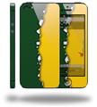 Ripped Colors Green Yellow - Decal Style Vinyl Skin (compatible with Apple Original iPhone 5, NOT the iPhone 5C or 5S)