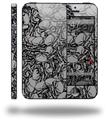 Scattered Skulls Gray - Decal Style Vinyl Skin (compatible with Apple Original iPhone 5, NOT the iPhone 5C or 5S)