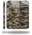 HEX Mesh Camo 01 Brown - Decal Style Vinyl Skin (compatible with Apple Original iPhone 5, NOT the iPhone 5C or 5S)