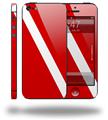 Dive Scuba Flag - Decal Style Vinyl Skin (compatible with Apple Original iPhone 5, NOT the iPhone 5C or 5S)