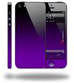 Smooth Fades Purple Black - Decal Style Vinyl Skin (compatible with Apple Original iPhone 5, NOT the iPhone 5C or 5S)