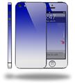 Smooth Fades White Blue - Decal Style Vinyl Skin (compatible with Apple Original iPhone 5, NOT the iPhone 5C or 5S)