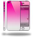 Smooth Fades White Hot Pink - Decal Style Vinyl Skin (compatible with Apple Original iPhone 5, NOT the iPhone 5C or 5S)