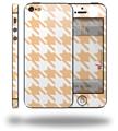 Houndstooth Peach - Decal Style Vinyl Skin (compatible with Apple Original iPhone 5, NOT the iPhone 5C or 5S)