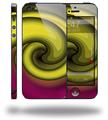 Alecias Swirl 01 Yellow - Decal Style Vinyl Skin (compatible with Apple Original iPhone 5, NOT the iPhone 5C or 5S)