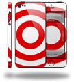 Bullseye Red and White - Decal Style Vinyl Skin (compatible with Apple Original iPhone 5, NOT the iPhone 5C or 5S)