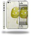 Mushrooms Yellow - Decal Style Vinyl Skin (compatible with Apple Original iPhone 5, NOT the iPhone 5C or 5S)
