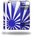 Rising Sun Japanese Flag Blue - Decal Style Vinyl Skin (compatible with Apple Original iPhone 5, NOT the iPhone 5C or 5S)
