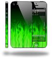 Fire Green - Decal Style Vinyl Skin (compatible with Apple Original iPhone 5, NOT the iPhone 5C or 5S)
