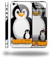 Penguins on White - Decal Style Vinyl Skin (compatible with Apple Original iPhone 5, NOT the iPhone 5C or 5S)