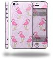 Flamingos on Pink - Decal Style Vinyl Skin (compatible with Apple Original iPhone 5, NOT the iPhone 5C or 5S)
