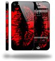 Big Kiss Red Lips on Black - Decal Style Vinyl Skin (compatible with Apple Original iPhone 5, NOT the iPhone 5C or 5S)