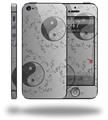 Feminine Yin Yang Gray - Decal Style Vinyl Skin (compatible with Apple Original iPhone 5, NOT the iPhone 5C or 5S)