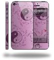Feminine Yin Yang Purple - Decal Style Vinyl Skin (compatible with Apple Original iPhone 5, NOT the iPhone 5C or 5S)