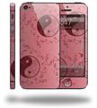 Feminine Yin Yang Red - Decal Style Vinyl Skin (compatible with Apple Original iPhone 5, NOT the iPhone 5C or 5S)
