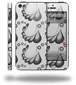 Petals Gray - Decal Style Vinyl Skin (compatible with Apple Original iPhone 5, NOT the iPhone 5C or 5S)