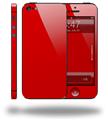 Solids Collection Red - Decal Style Vinyl Skin (compatible with Apple Original iPhone 5, NOT the iPhone 5C or 5S)