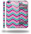 Zig Zag Teal Pink Purple - Decal Style Vinyl Skin (compatible with Apple Original iPhone 5, NOT the iPhone 5C or 5S)