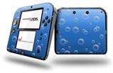 Bubbles Blue - Decal Style Vinyl Skin fits Nintendo 2DS - 2DS NOT INCLUDED