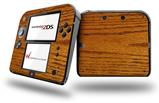 Wood Grain - Oak 01 - Decal Style Vinyl Skin fits Nintendo 2DS - 2DS NOT INCLUDED