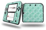 Wavey Seafoam Green - Decal Style Vinyl Skin fits Nintendo 2DS - 2DS NOT INCLUDED