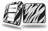 Zebra Skin - Decal Style Vinyl Skin fits Nintendo 2DS - 2DS NOT INCLUDED