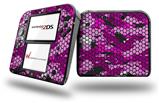 HEX Mesh Camo 01 Pink - Decal Style Vinyl Skin fits Nintendo 2DS - 2DS NOT INCLUDED