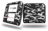 WraptorCamo Digital Camo Gray - Decal Style Vinyl Skin fits Nintendo 2DS - 2DS NOT INCLUDED