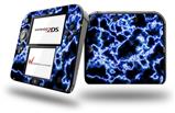 Electrify Blue - Decal Style Vinyl Skin fits Nintendo 2DS - 2DS NOT INCLUDED