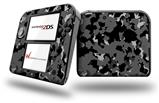 WraptorCamo Old School Camouflage Camo Black - Decal Style Vinyl Skin fits Nintendo 2DS - 2DS NOT INCLUDED