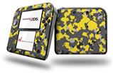 WraptorCamo Old School Camouflage Camo Yellow - Decal Style Vinyl Skin fits Nintendo 2DS - 2DS NOT INCLUDED