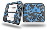 WraptorCamo Old School Camouflage Camo Blue Medium - Decal Style Vinyl Skin fits Nintendo 2DS - 2DS NOT INCLUDED