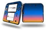 Smooth Fades Sunset - Decal Style Vinyl Skin fits Nintendo 2DS - 2DS NOT INCLUDED