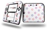 Pastel Flowers - Decal Style Vinyl Skin fits Nintendo 2DS - 2DS NOT INCLUDED