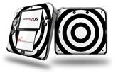 Bullseye Black and White - Decal Style Vinyl Skin fits Nintendo 2DS - 2DS NOT INCLUDED