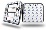 Pastel Butterflies Blue on White - Decal Style Vinyl Skin fits Nintendo 2DS - 2DS NOT INCLUDED