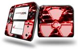 Radioactive Red - Decal Style Vinyl Skin fits Nintendo 2DS - 2DS NOT INCLUDED