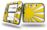 Rising Sun Japanese Flag Yellow - Decal Style Vinyl Skin fits Nintendo 2DS - 2DS NOT INCLUDED
