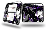 Abstract 02 Purple - Decal Style Vinyl Skin fits Nintendo 2DS - 2DS NOT INCLUDED