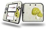 Mushrooms Yellow - Decal Style Vinyl Skin fits Nintendo 2DS - 2DS NOT INCLUDED