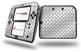 Diamond Plate Metal - Decal Style Vinyl Skin fits Nintendo 2DS - 2DS NOT INCLUDED