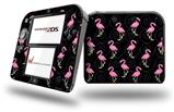 Flamingos on Black - Decal Style Vinyl Skin fits Nintendo 2DS - 2DS NOT INCLUDED