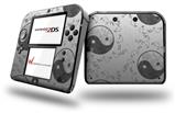 Feminine Yin Yang Gray - Decal Style Vinyl Skin fits Nintendo 2DS - 2DS NOT INCLUDED