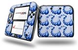 Petals Blue - Decal Style Vinyl Skin fits Nintendo 2DS - 2DS NOT INCLUDED