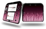 Fire Pink - Decal Style Vinyl Skin fits Nintendo 2DS - 2DS NOT INCLUDED
