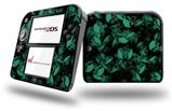 Skulls Confetti Seafoam Green - Decal Style Vinyl Skin fits Nintendo 2DS - 2DS NOT INCLUDED