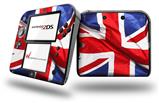 Union Jack 01 - Decal Style Vinyl Skin fits Nintendo 2DS - 2DS NOT INCLUDED