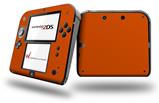 Solids Collection Burnt Orange - Decal Style Vinyl Skin fits Nintendo 2DS - 2DS NOT INCLUDED